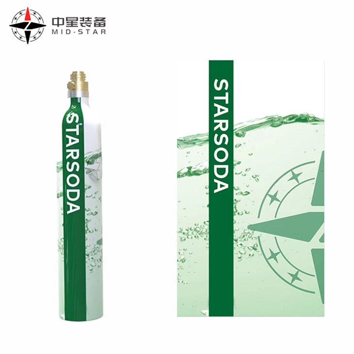 Aluminum CO2 cylinders designed for the beverage